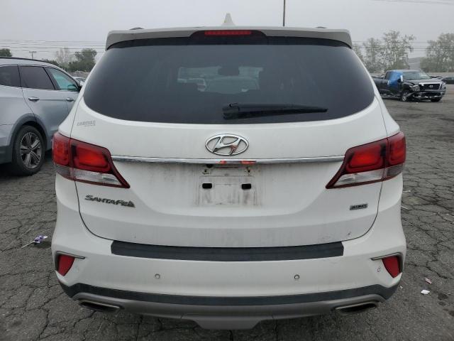 KM8SR4HF0HU202268 - 2017 HYUNDAI SANTA FE SE ULTIMATE WHITE photo 6