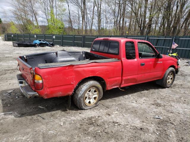 5TEVL52N04Z402481 - 2004 TOYOTA TACOMA XTRACAB RED photo 3