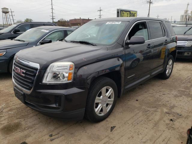 2GKFLSEK3G6256551 - 2016 GMC TERRAIN SLE GRAY photo 1