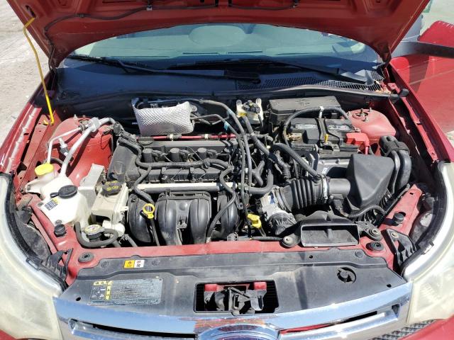 1FAHP36N39W140255 - 2009 FORD FOCUS SES RED photo 11