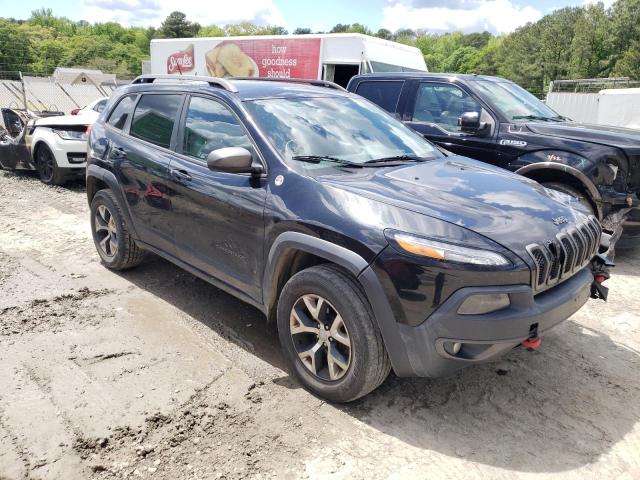 1C4PJMBS0FW500988 - 2015 JEEP CHEROKEE TRAILHAWK BLACK photo 4