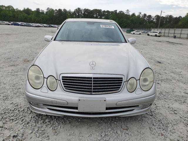 WDBUF65J84X114473 - 2004 MERCEDES-BENZ E 320 SILVER photo 5