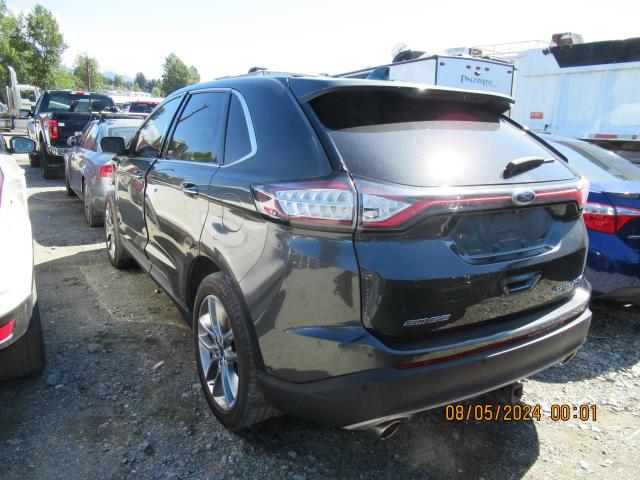 2FMPK4K89FBC01000 - 2015 FORD EDGE TITANIUM GRAY photo 2