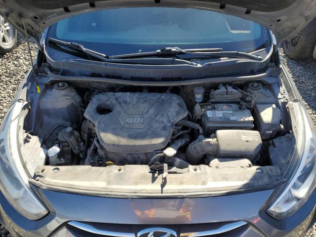 KMHCT4AE6FU862822 - 2015 HYUNDAI ACCENT GLS SILVER photo 11