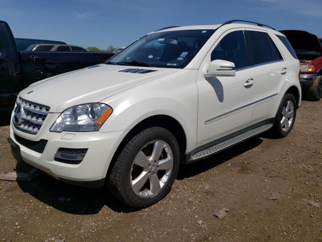 4JGBB8GB2BA723902 - 2011 MERCEDES-BENZ ML 350 4MATIC WHITE photo 1