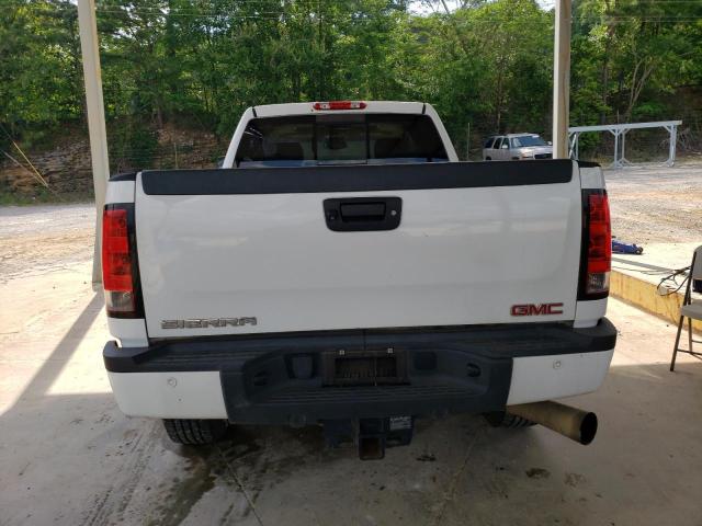 1GT125E83DF209388 - 2013 GMC SIERRA K2500 DENALI WHITE photo 6