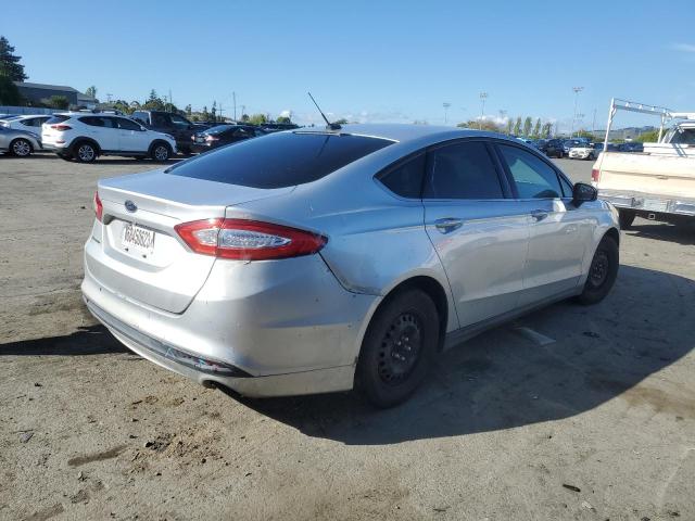 3FA6P0G73ER317258 - 2014 FORD FUSION S SILVER photo 3