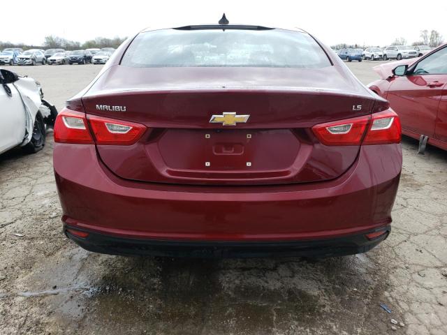 1G1ZB5ST9GF330080 - 2016 CHEVROLET MALIBU LS BURGUNDY photo 6