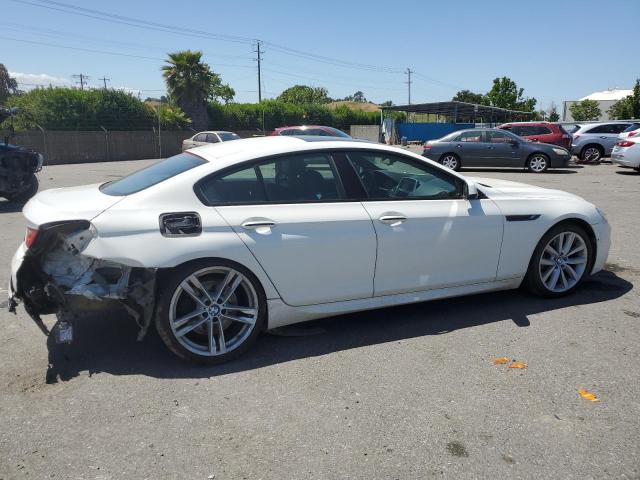 WBA6B2C5XFGB99002 - 2015 BMW 650 I GRAN COUPE WHITE photo 3