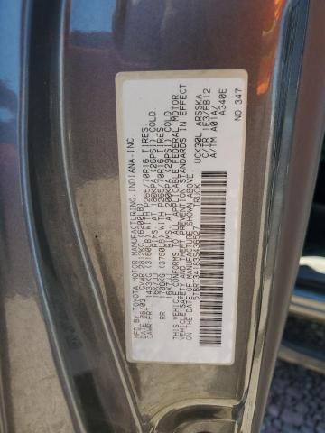 5TBRT34183S436527 - 2003 TOYOTA TUNDRA ACCESS CAB SR5 GRAY photo 12