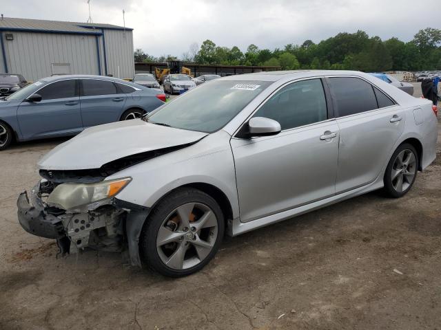 4T1BK1FKXCU015745 - 2012 TOYOTA CAMRY SE SILVER photo 1