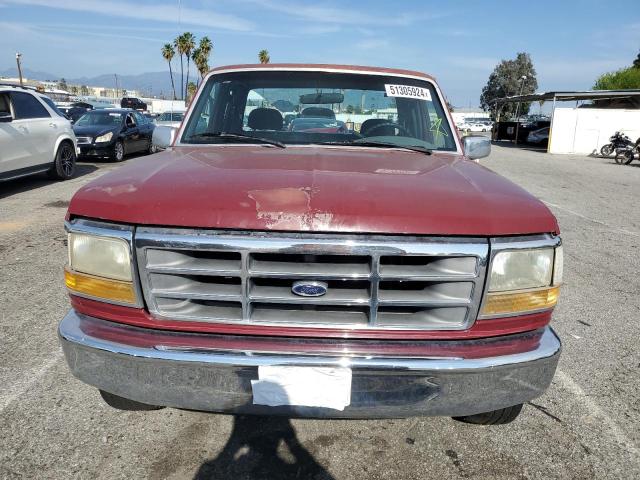 1FTEX15Y8NKB63982 - 1992 FORD F150 RED photo 5