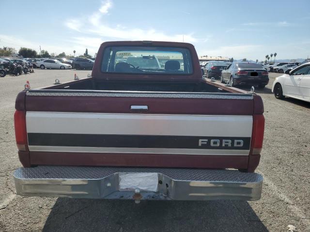 1FTEX15Y8NKB63982 - 1992 FORD F150 RED photo 6