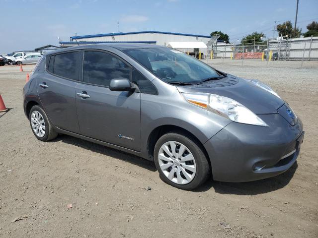 1N4BZ0CP1HC303182 - 2017 NISSAN LEAF S GRAY photo 4