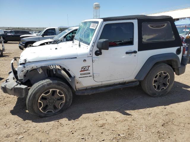 1C4AJWAG5DL624087 - 2013 JEEP WRANGLER SPORT WHITE photo 1