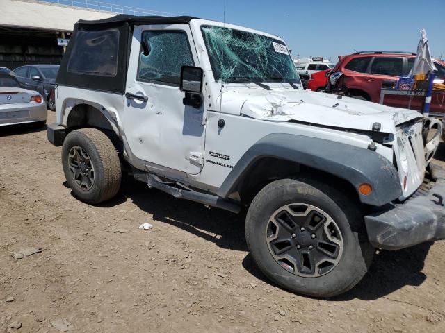 1C4AJWAG5DL624087 - 2013 JEEP WRANGLER SPORT WHITE photo 4