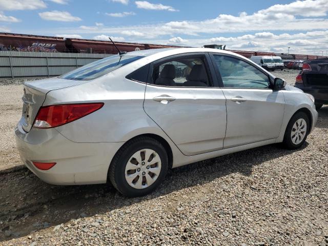 KMHCT4AE6GU981164 - 2016 HYUNDAI ACCENT SE SILVER photo 3