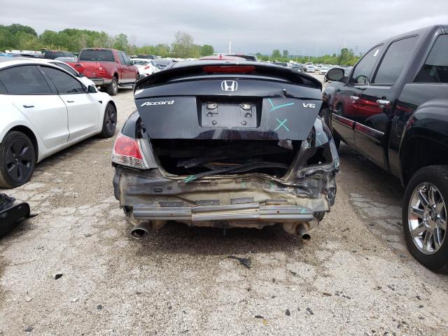 1HGCP36838A076567 - 2008 HONDA ACCORD EXL BLACK photo 6