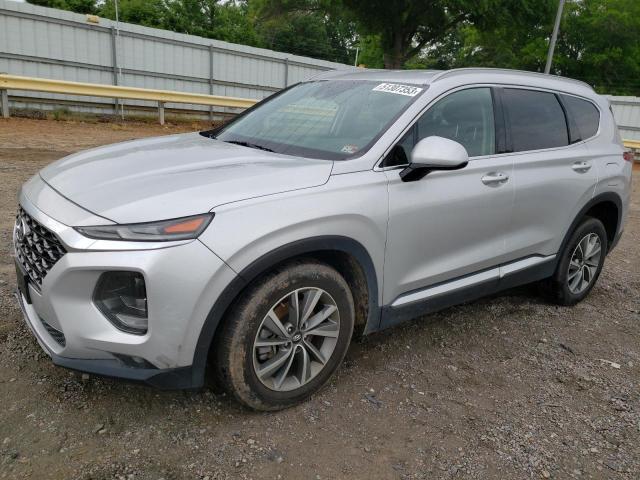 5NMS3CAD3KH024654 - 2019 HYUNDAI SANTA FE SEL Արծաթագույն լուսանկար 1