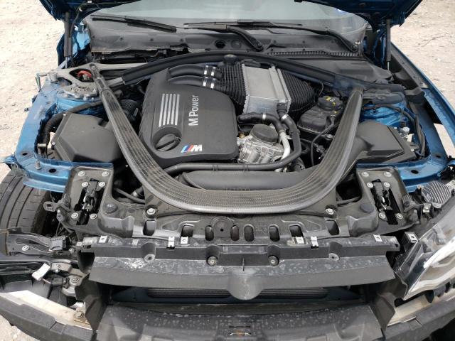 WBS2U7C01M7G30555 - 2021 BMW M2 COMPETITION BLUE photo 11