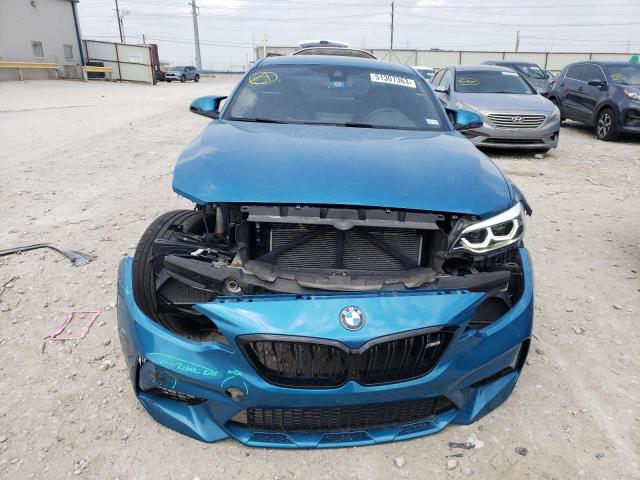 WBS2U7C01M7G30555 - 2021 BMW M2 COMPETITION BLUE photo 5