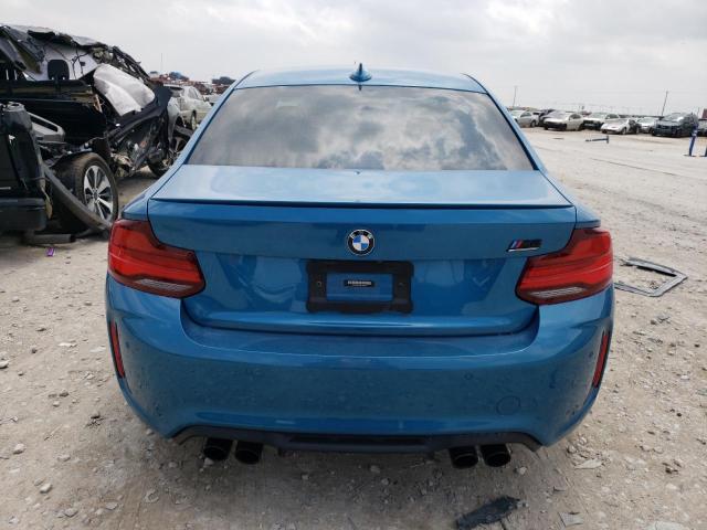 WBS2U7C01M7G30555 - 2021 BMW M2 COMPETITION BLUE photo 6