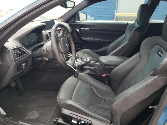 WBS2U7C01M7G30555 - 2021 BMW M2 COMPETITION BLUE photo 7