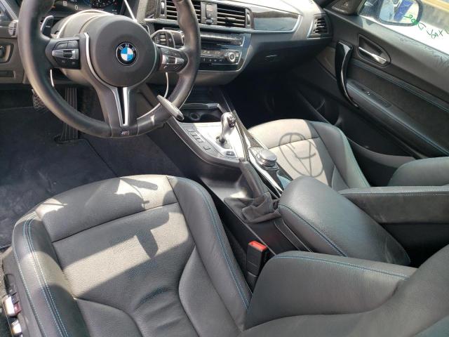 WBS2U7C01M7G30555 - 2021 BMW M2 COMPETITION BLUE photo 8