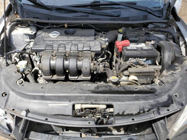 3N1AB7AP1EL669202 - 2014 NISSAN SENTRA S SILVER photo 11