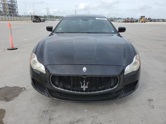 ZAM56RRA3F1143544 - 2015 MASERATI QUATTROPOR S BLACK photo 5