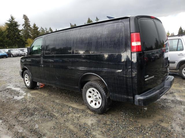 1GCFG154091174732 - 2009 CHEVROLET EXPRESS G1 BLACK photo 2