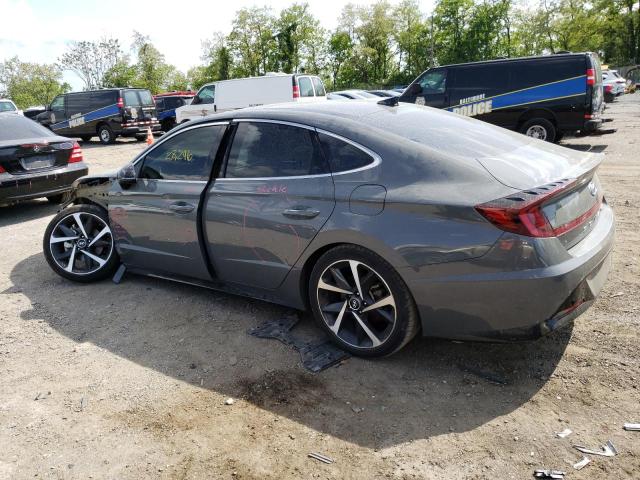 5NPEJ4J24MH121035 - 2021 HYUNDAI SONATA SEL PLUS GRAY photo 2