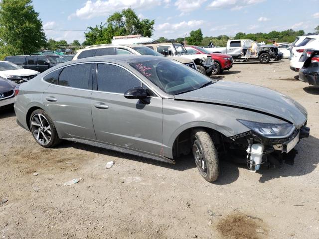 5NPEJ4J24MH121035 - 2021 HYUNDAI SONATA SEL PLUS GRAY photo 4