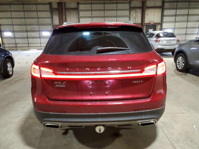 2LMPJ8LR7HBL51230 - 2017 LINCOLN MKX RESERVE Բորդո լուսանկար 6