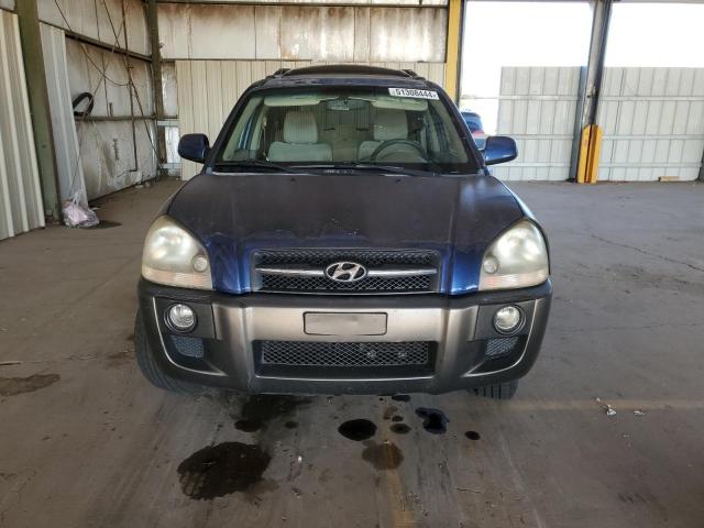 KM8JN12D48U914408 - 2008 HYUNDAI TUCSON SE BLUE photo 5