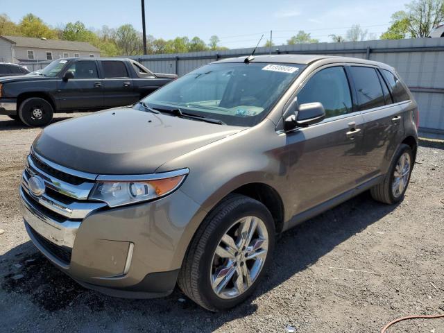 2FMDK4KC3DBC31050 - 2013 FORD EDGE LIMITED GRAY photo 1