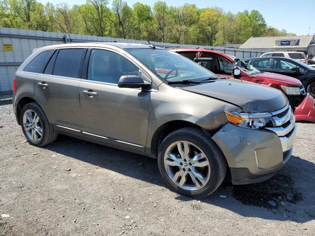 2FMDK4KC3DBC31050 - 2013 FORD EDGE LIMITED GRAY photo 4