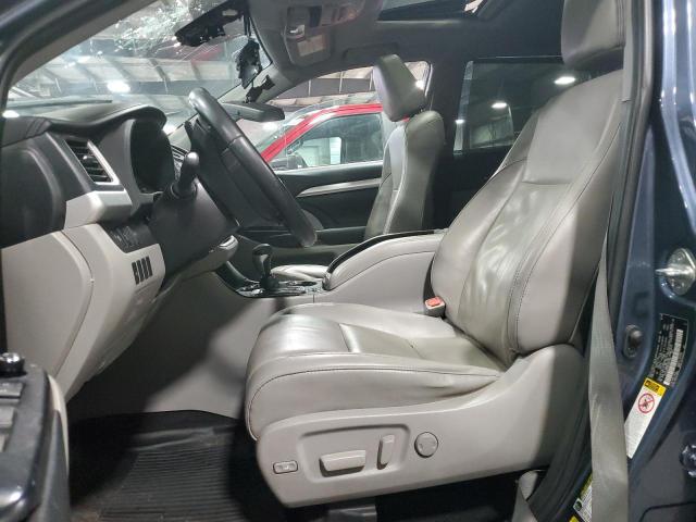 5TDJZRFH0KS957269 - 2019 TOYOTA HIGHLANDER SE Синій фото 7