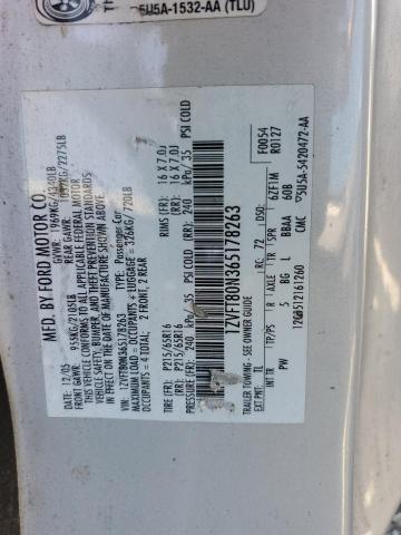 1ZVFT80N365178263 - 2006 FORD MUSTANG SILVER photo 12
