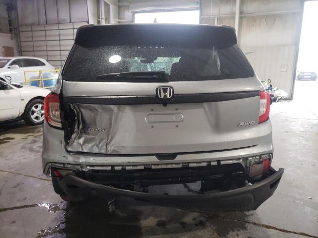 5FNYF8H54MB029606 - 2021 HONDA PASSPORT EXL ვერცხლისფერი ფოტო 6