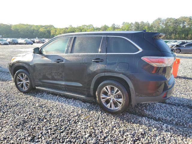 5TDKKRFHXES014836 - 2014 TOYOTA HIGHLANDER XLE 黑色 照片 2