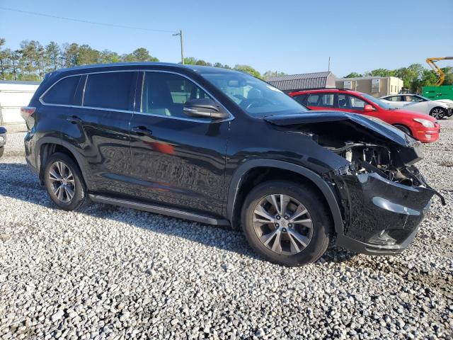 5TDKKRFHXES014836 - 2014 TOYOTA HIGHLANDER XLE 黑色 照片 4