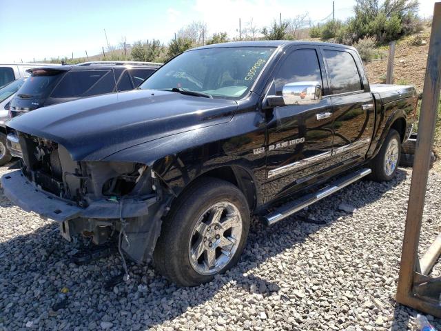 1C6RD7NT8CS112391 - 2012 DODGE RAM 1500 LARAMIE BLACK photo 1