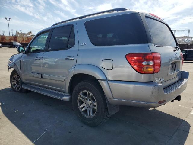 5TDZT34A04S208059 - 2004 TOYOTA SEQUOIA SR5 SILVER photo 2