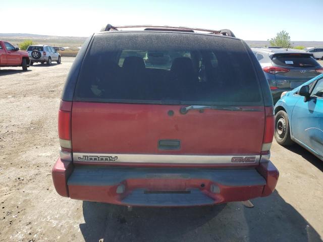 1GKDT13W9X2517153 - 1999 GMC JIMMY მუქწითელი ფოტო 6
