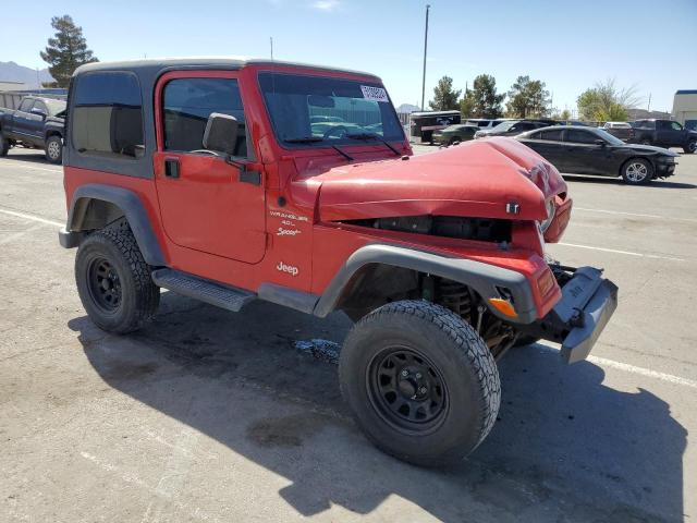 1J4FY19S3XP464103 - 1999 JEEP WRANGLER / SPORT RED photo 4