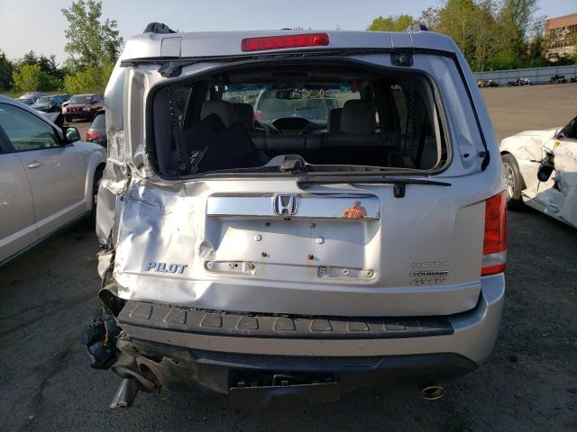 5FNYF4H92CB034555 - 2012 HONDA PILOT TOURING SILVER photo 6