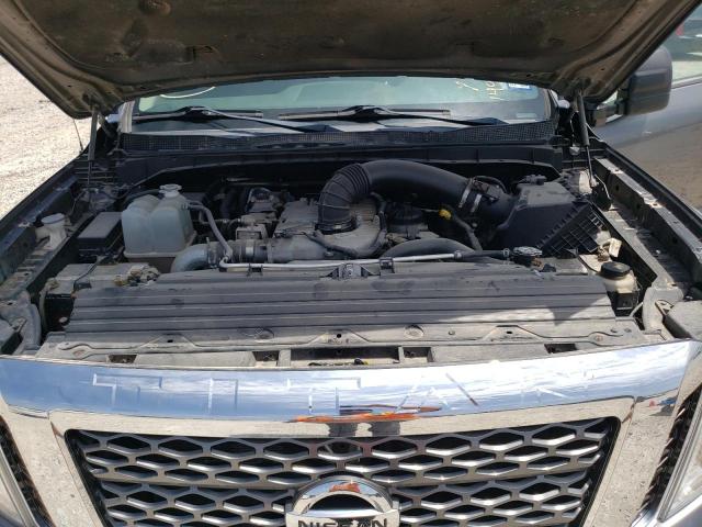 1N6BA1F3XJN516817 - 2018 NISSAN TITAN XD S GRAY photo 11