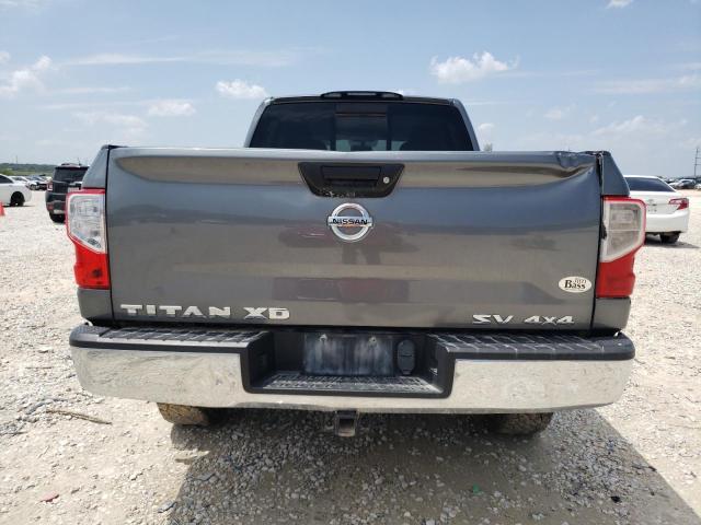 1N6BA1F3XJN516817 - 2018 NISSAN TITAN XD S GRAY photo 6