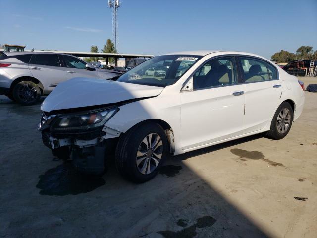 1HGCR2F3XDA041169 - 2013 HONDA ACCORD LX WHITE photo 1